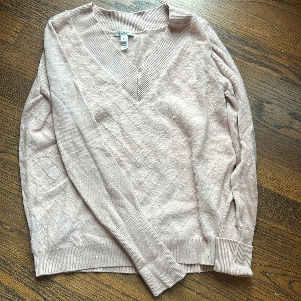 Blue vneck Stella and dot sweater